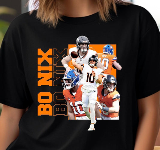 Denver Broncos Bo Nix t-shirt
